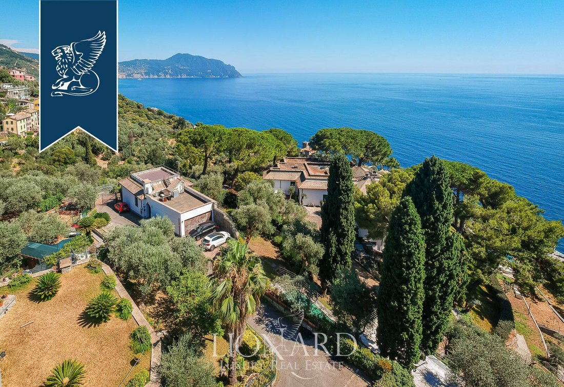 Stunning Panoramic Villa By The Ligurian In Pieve Ligure, Liguria