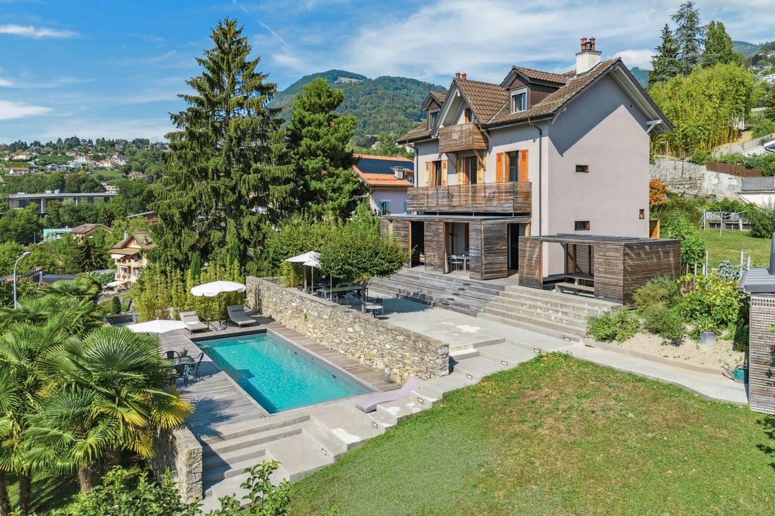 Rare! Property With Pool And In Montreux, Vaud, Switzerland