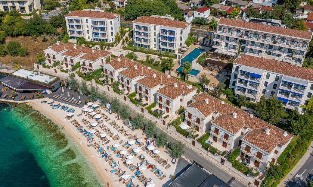 Beachfront Villas In Dobrota, Kotor Municipality, Montenegro For Sale