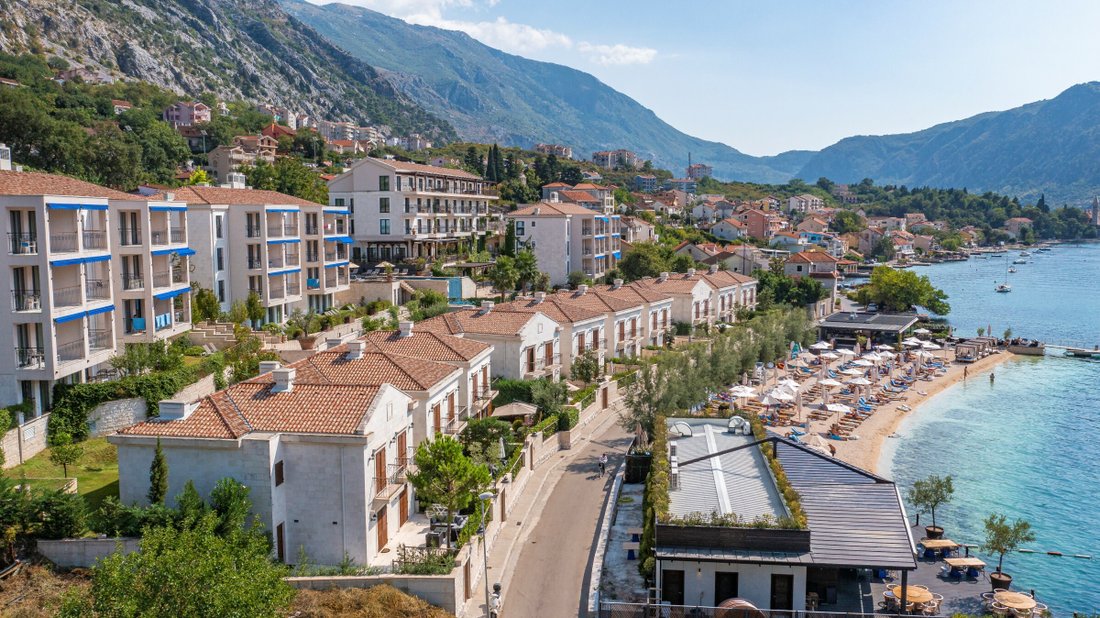 Beachfront Villas In Dobrota, Kotor Municipality, Montenegro For Sale