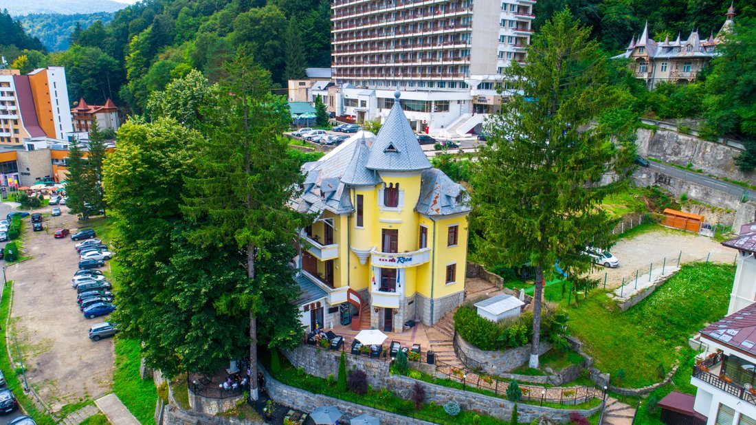 Rica Villa, Romanian Medieval Style In Slănic Moldova, Bacău County