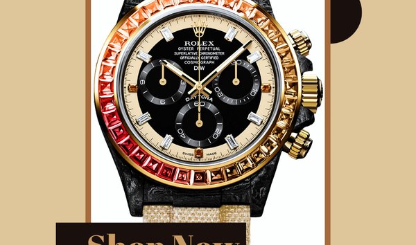Rolex DiW Carbon Daytona RAINBOW SUNRAY (Retail:EUR 74590) (12228175)