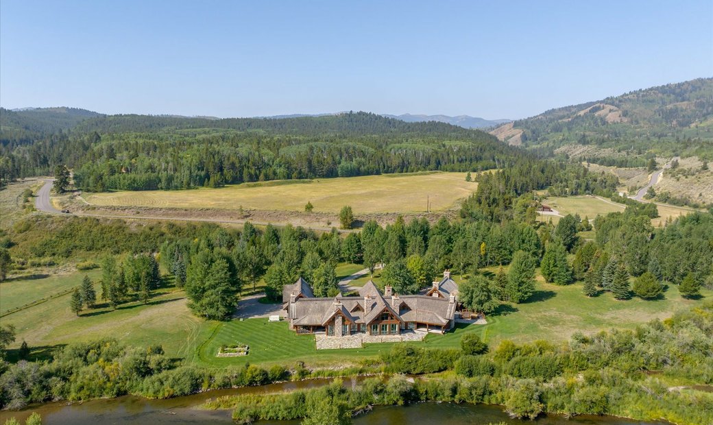 The Circle L Ranch Fish Creek House In Wilson, Wyoming, United States