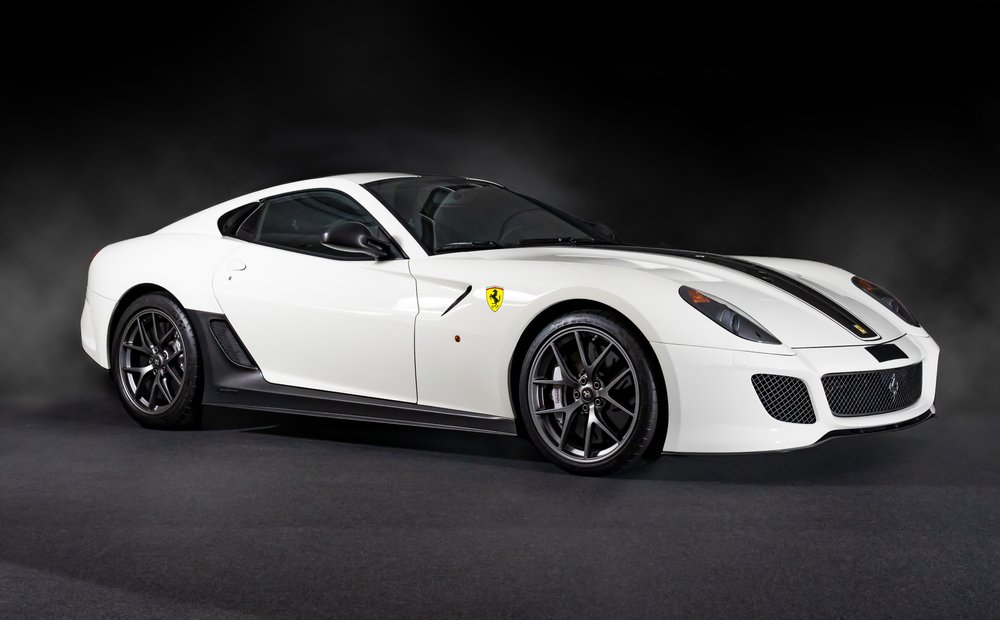 sports cars ferrari white