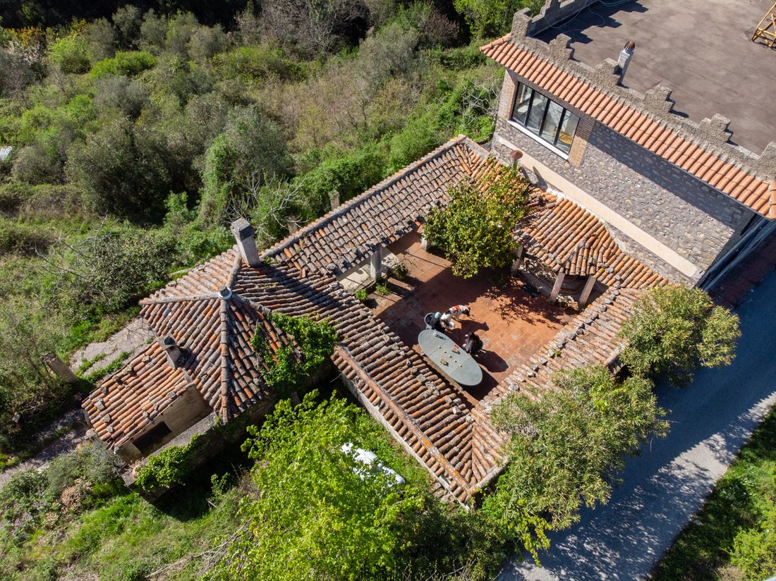 Prestigious Stone Villa With Breathtaking Views In Campania, Italy For