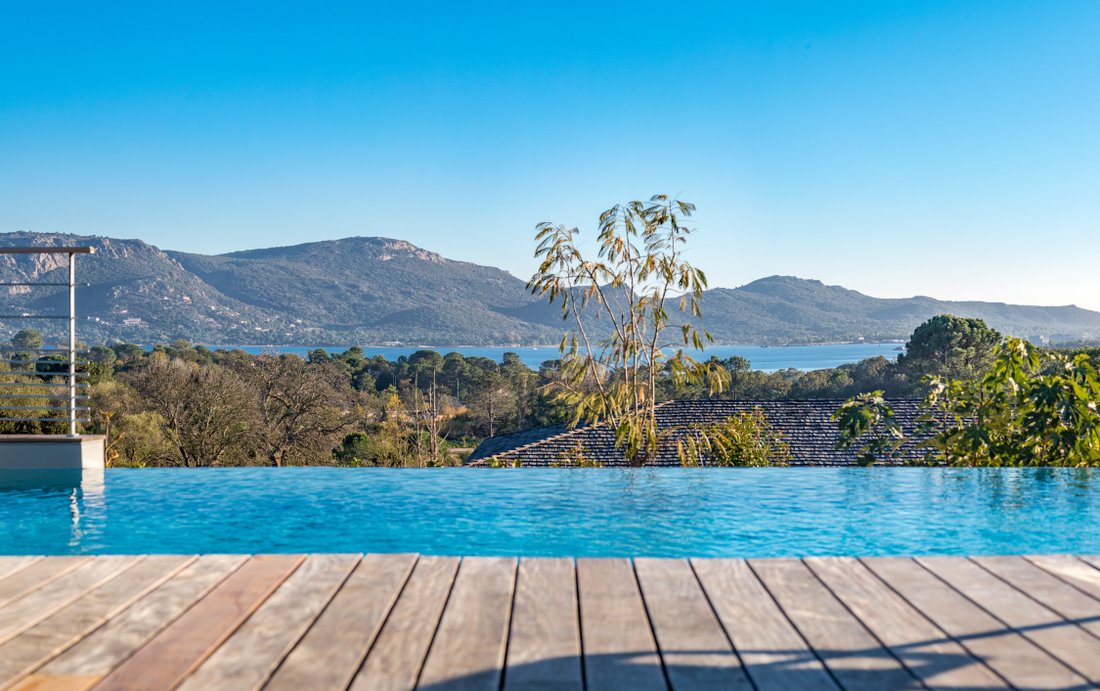 Porto Vecchio, New Villa With Sea View For In Porto Vecchio, Corsica