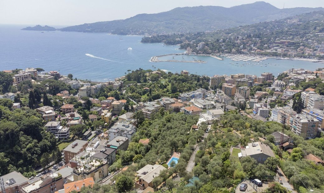 Rapallo Villa Surrounded By Greenery With A In Rapallo, Liguria, Italy