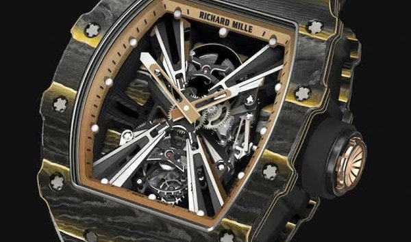 Click to enlarge Richard Mille RM 12-01 Tourbillon Black and Gold Carbon (12272023)