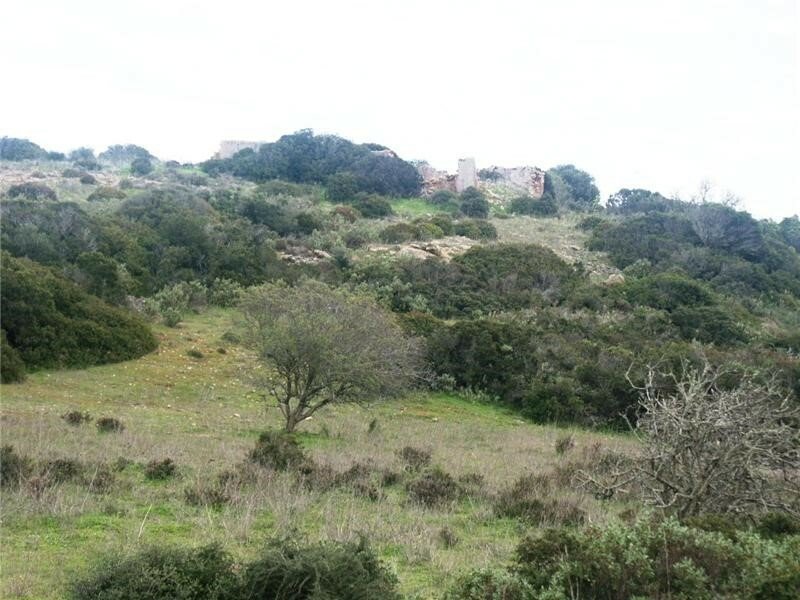 Plot Of Land With Big Ruin And Sea Views In Vila Do Bispo Algarve