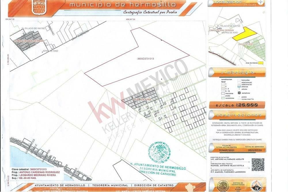 Lotes Y Terrenos Hermosillo En Bahía De Kino, Sonora, México En Venta  (12288319)