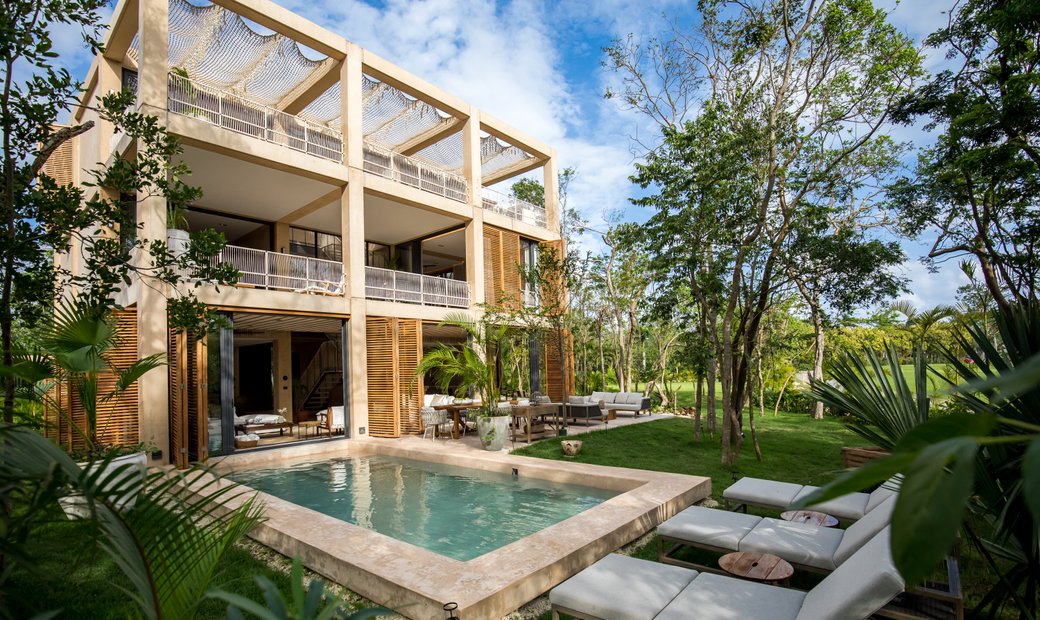 Palm Villas Residences In Playa Del Carmen, Quintana Roo, Mexico For