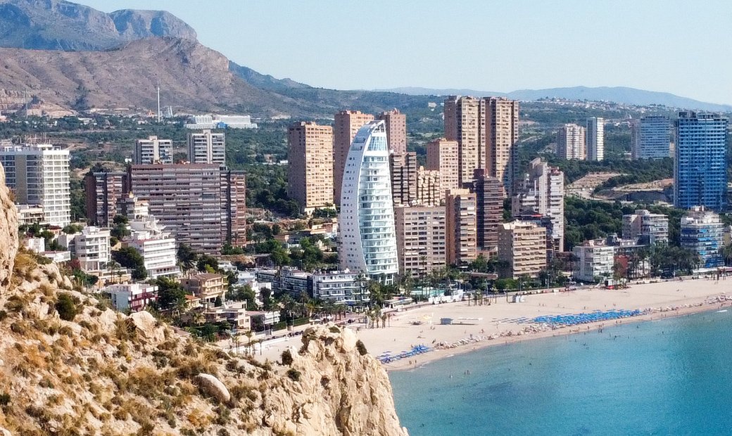 Beachfront Apartments In Benidorm With In Benidorm, Valencian Community