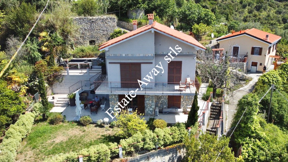 L1137 Villa With Sea View For Sale In Grimaldi Di Ventimiglia, Liguria