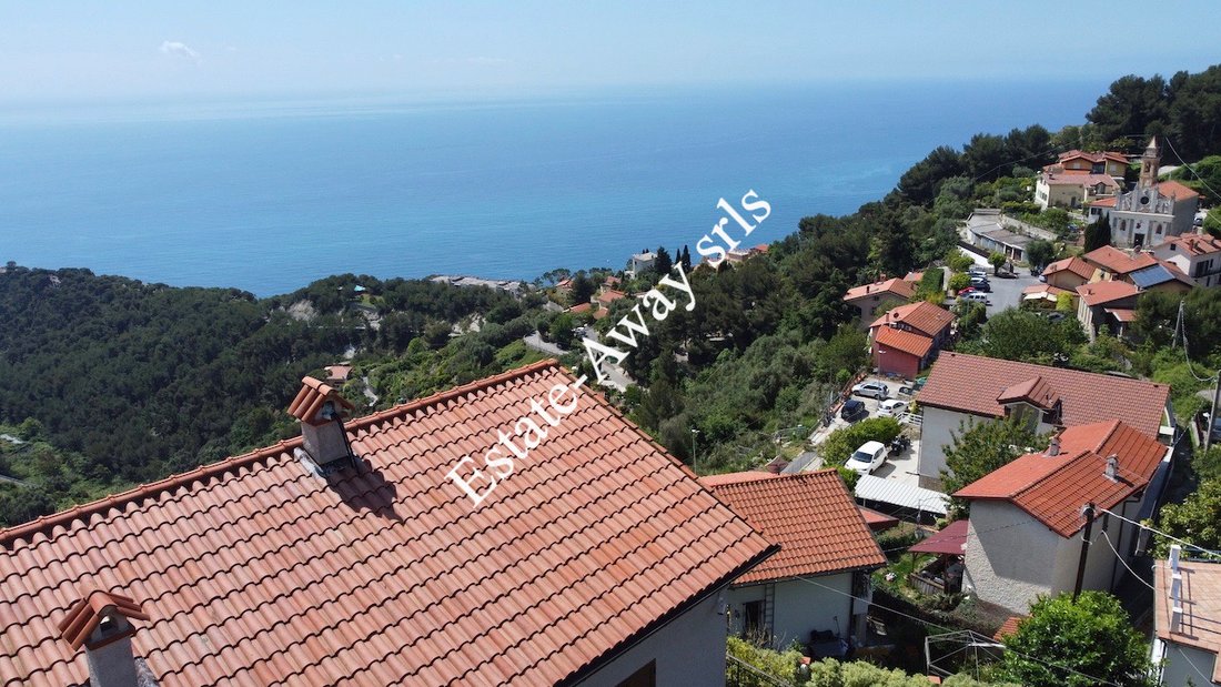 L1137 Villa With Sea View For Sale In Grimaldi Di Ventimiglia, Liguria