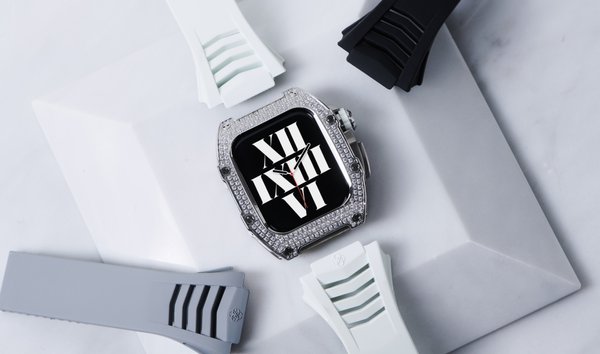 iWatch Case Apple Watch Case RST - SnowFlake (41/45mm) White / SILVER (12183183)