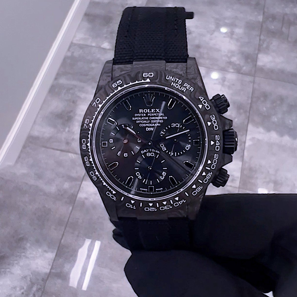 Rolex daytona outlet carbon black