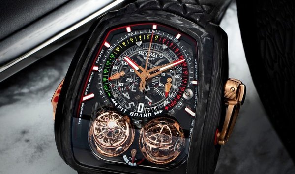 Jacob & Co Twin Turbo Furious Carbon Fiber TT210.29.AA.AA.A (Retail: US$600,000) (12306577)