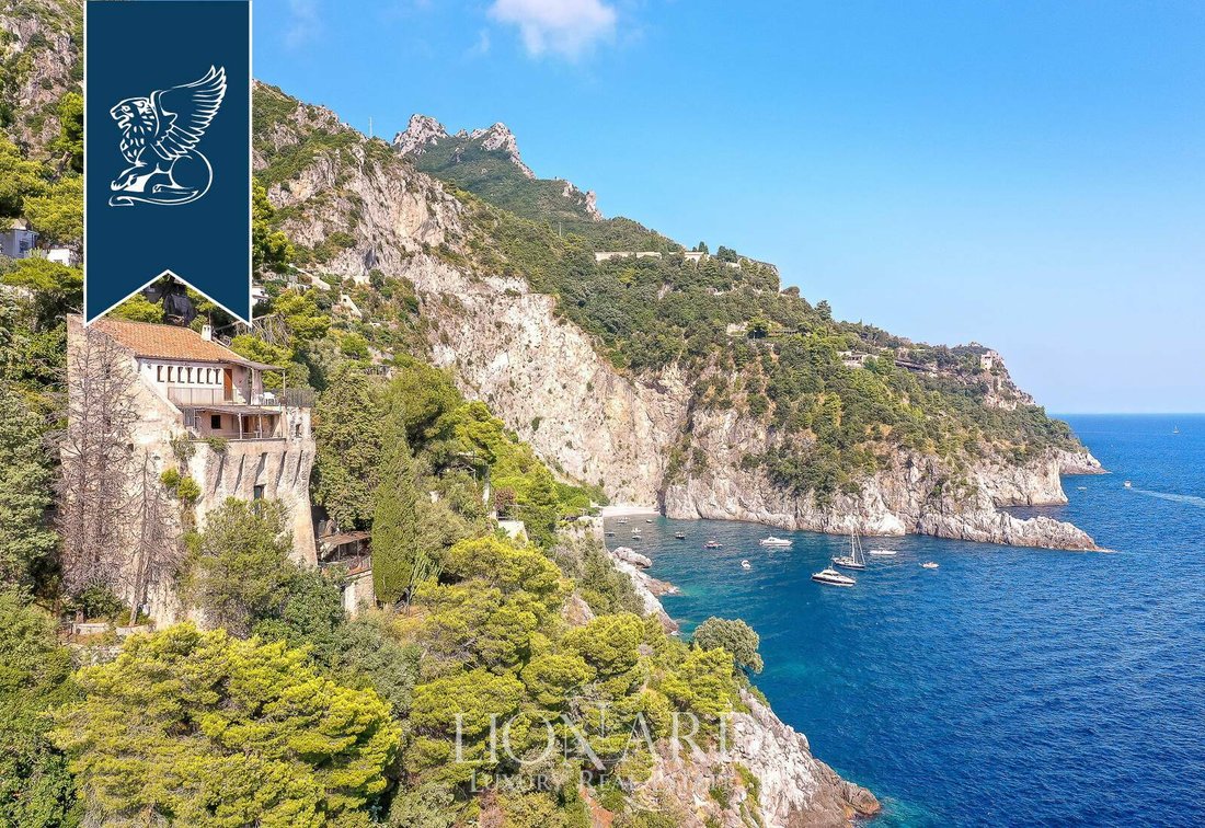 Old Saracen Tower On The Amalfi Coast In Campania, Italy For Sale