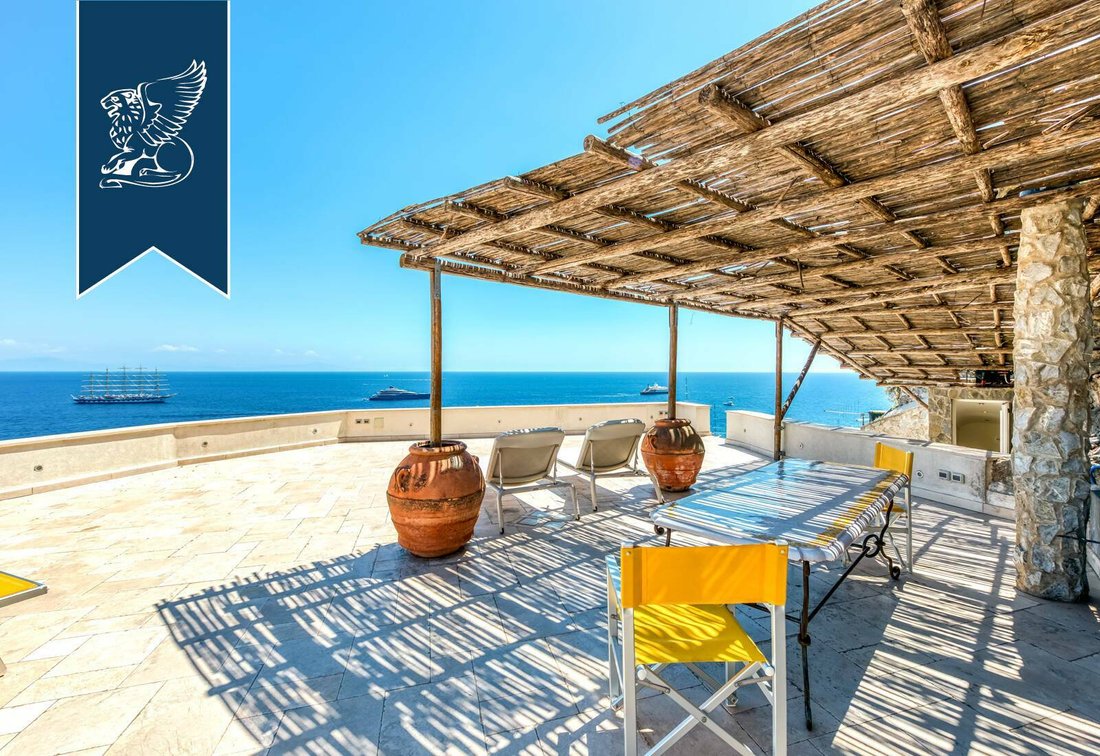 Stunning Sea Facing Apartment In Atrani In Ravello, Campania, Italy For