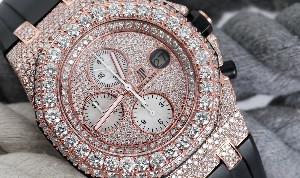 Oak Offshore Chronograph Ap Royal Oak Rose Gold Diamond Audemars