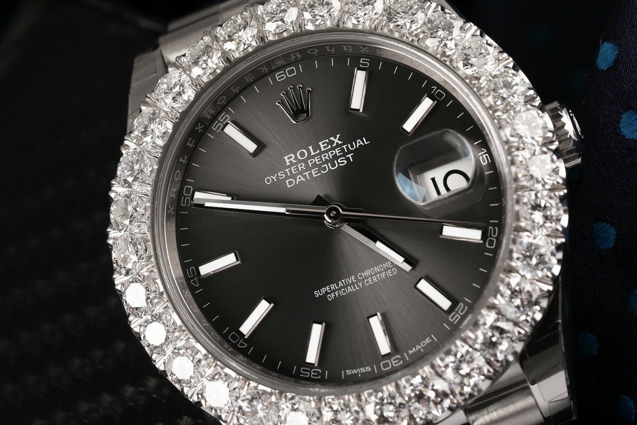 Rolex datejust online 41 diamond bezel