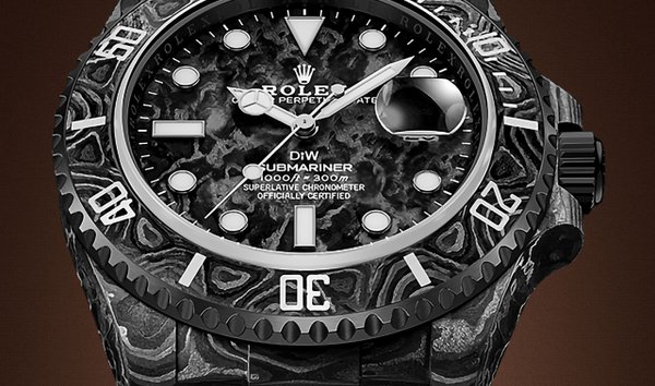 Rolex DiW Carbon Submariner ALL CARBON BLACK (Retail:EUR 42990) (12337013)