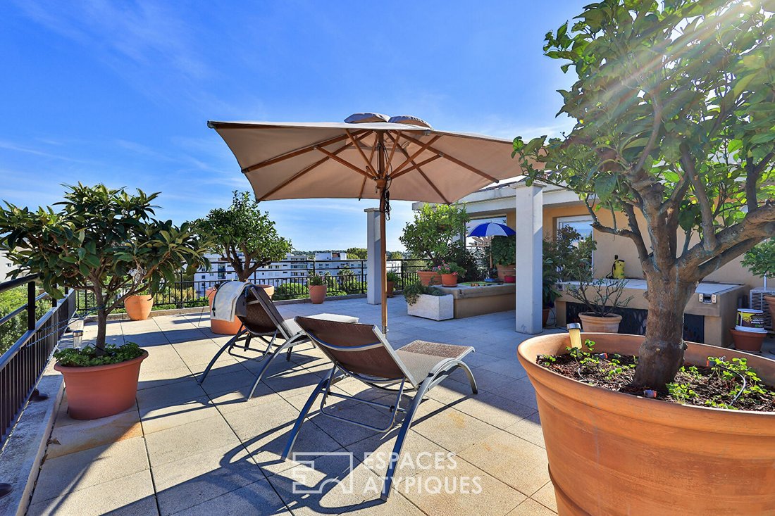 Rooftop Apartment With Its In La Garde, Provence Alpes Côte D'azur