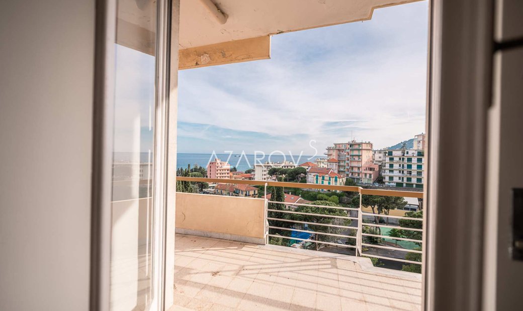 Apartment In Sanremo With Sea View In Sanremo, Liguria, Italy For Sale
