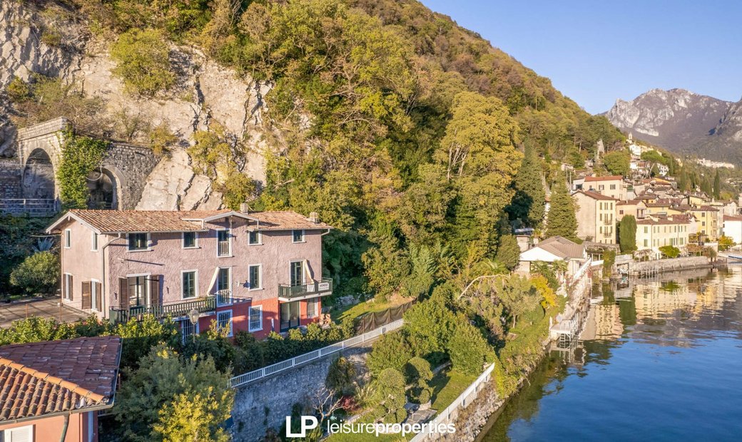 Front Lake Villa In Valsolda In Albogasio Oria, Lombardy, Italy For