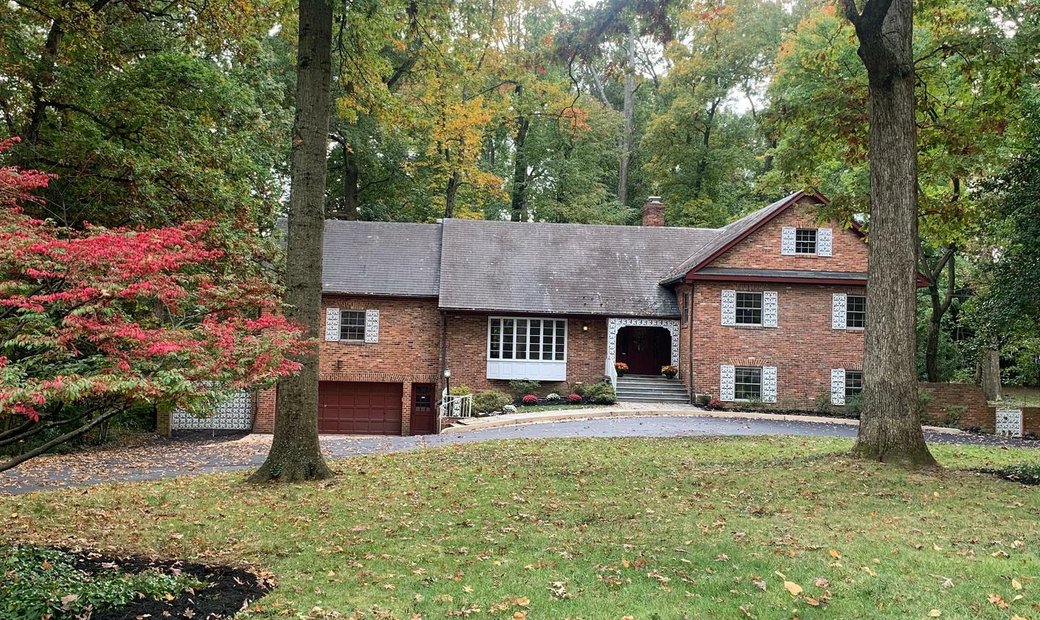 Brick Estate Home In Highly Sought After In Adelphi, Maryland, United