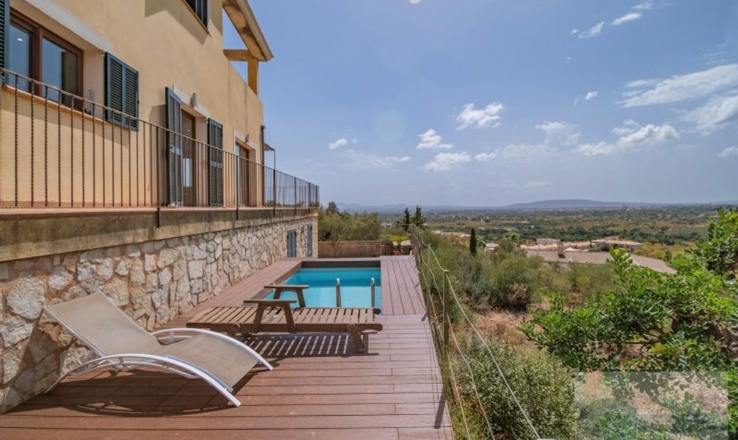 Villa With Countryside Views In Lloseta In Lloseta, Balearic Islands