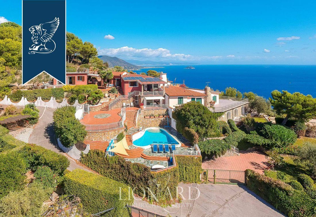Charming Panoramic Estate On The Ligurian Riviera In Andora, Liguria