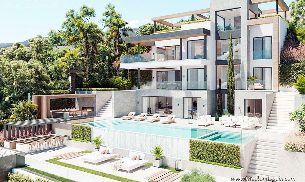 Mijas Costa Villa In Las Lagunas De Mijas, Andalusia, Spain For Sale