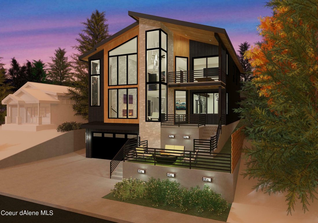 Nueva Casa Personalizada Con Acabados Y En Coeur D'alene, Idaho