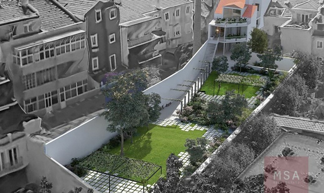 Empty Building In Lapa With Project Approved By The In Lisbon, Lisbon