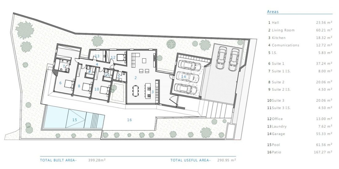 Luxury Single Storey Villa T3+1, Modern And In Prazeres, Madeira