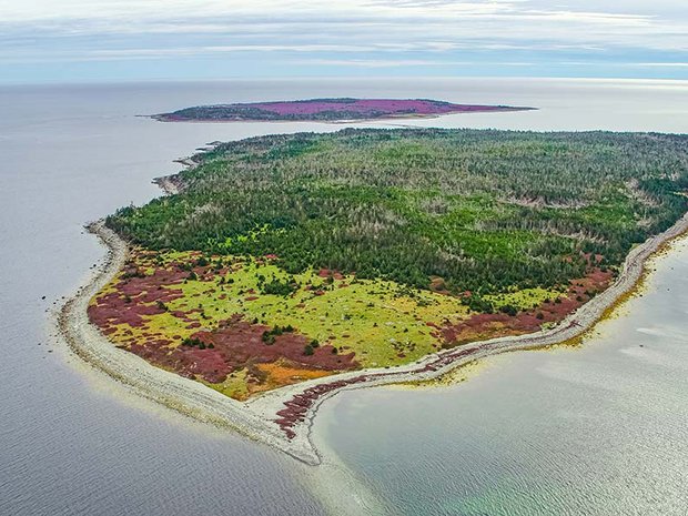 Isla Privada en North East Harbour, Nueva Escocia, Canadá 1