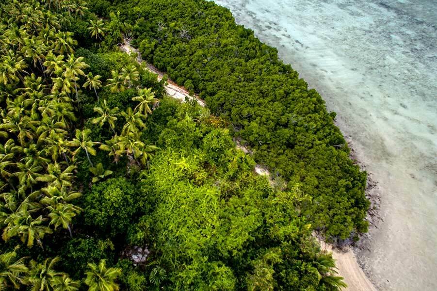 Two Islands In The Naviti Group, Walk In Yasawa Island, Western