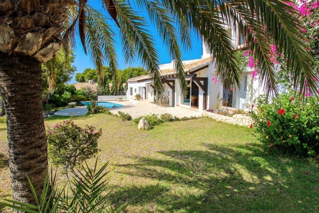 Majestic Traditional Front Line Villa In Moraira, Valencian Community ...