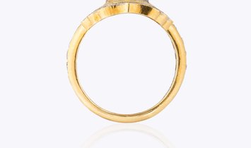 M. Fitaihi Designed "Othmani Diamond Emerald Gold Ring"