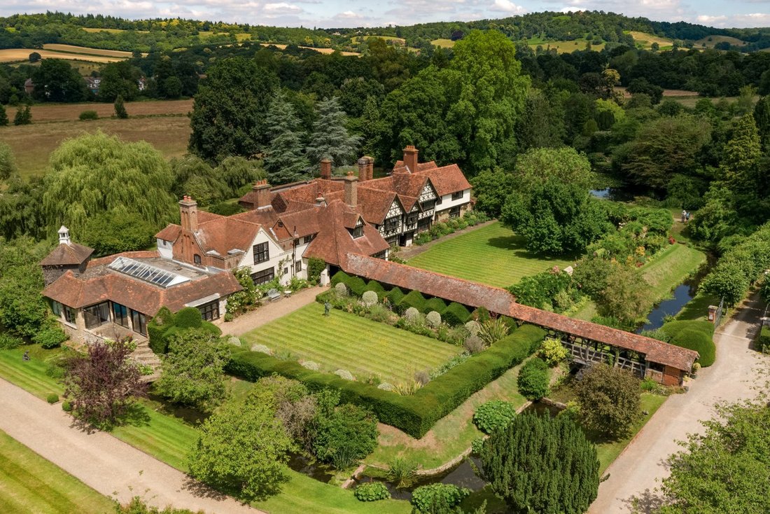 Historical Moated 11th Century Manor In Wonersh, England, United