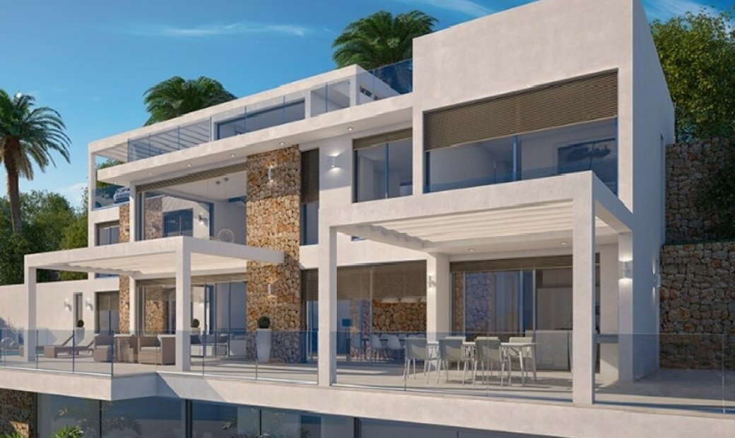Modern New Build Villa For Sale With Sea In Xàbia, Valencian Community ...