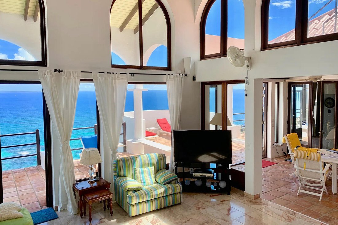 Great Panoramic Seaview Villa At In Collectivity Of Saint Martin, Saint