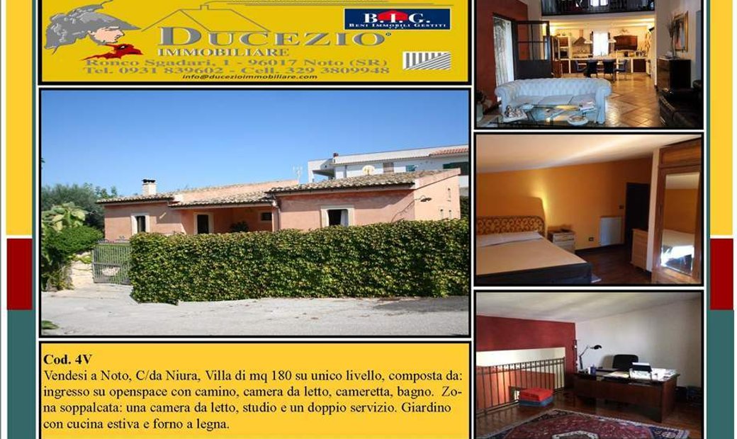 Villa/Detached House For Sale In Noto, Italy In Noto, Sicilia, Italy For Sale (12404092)