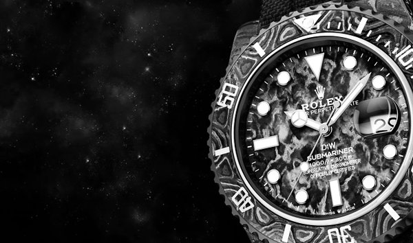 Rolex DiW Carbon Submariner ALL CARBON BLACK (Retail:EUR 42990) (12415735)