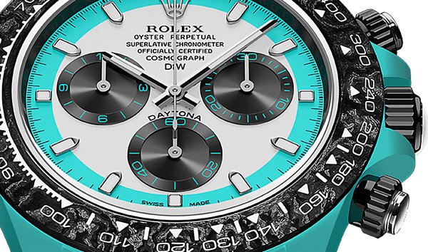Rolex DiW Quartz Daytona CELESTE INVERT (Retail:EUR 59990) (12423198)