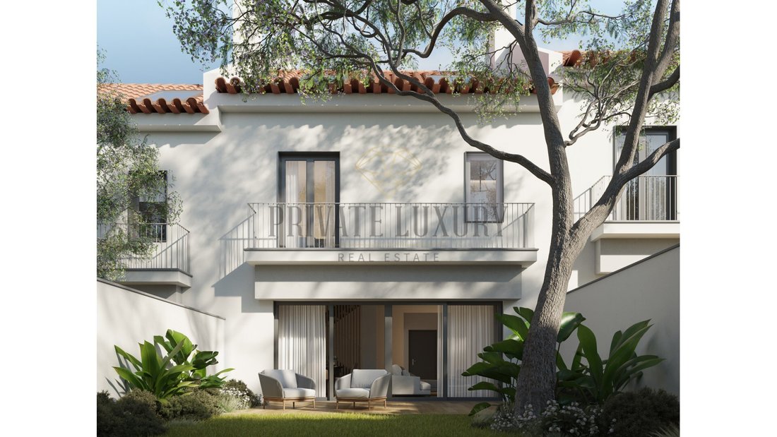 3 Bedroom Villa 200m2 Restelo Garden And Parking In Lisbon, Lisbon