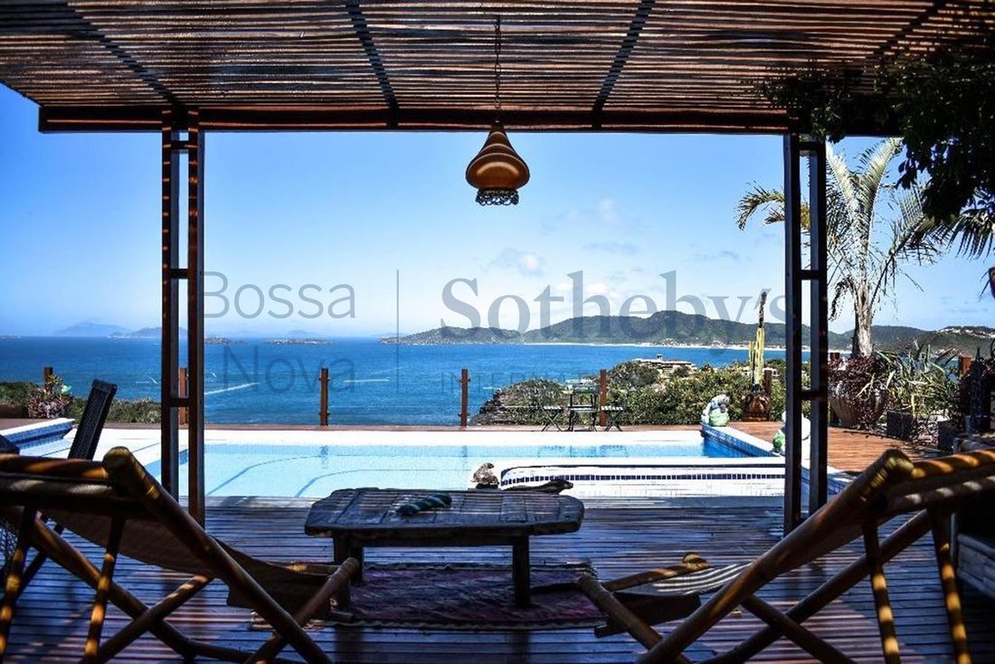House With A Privileged In Armação Dos Búzios, State Of Rio De Janeiro