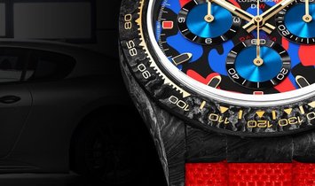 Rolex DiW Carbon Daytona MILITARY RED (Retail:EUR 58990)