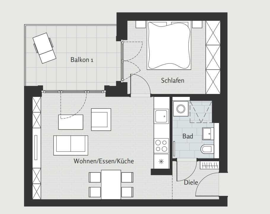 Brand New Uspcale 2 Room Apartment For Sale At In Berlin, Berlin, Germany For Sale (12437369)